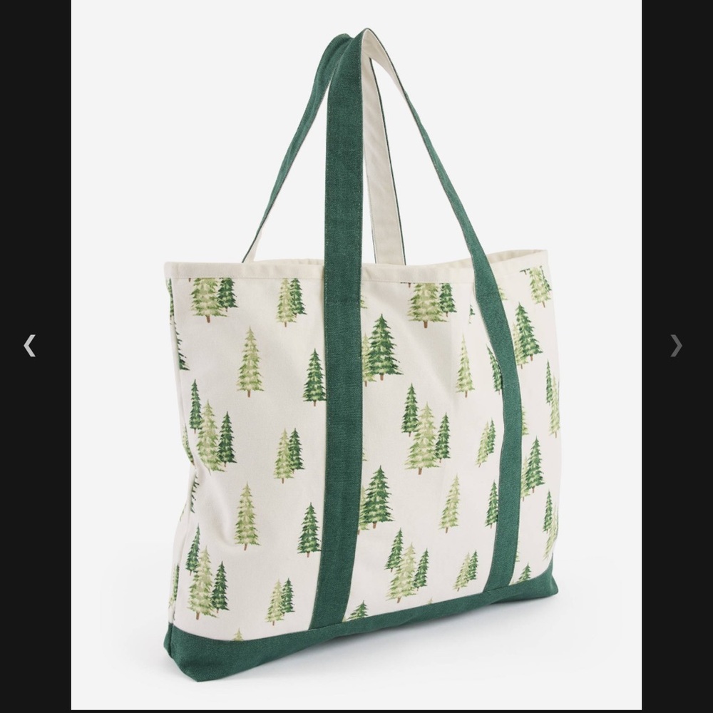 Evergreen Trees Canvas Tote Bag - Picture 2 of 6